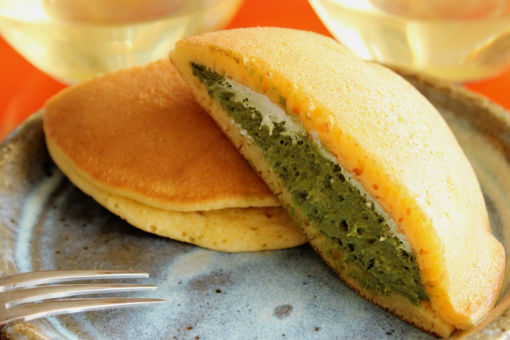 Image de DORAYAKI PANCAKE FOURRE AU MATCHA